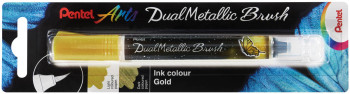 Pentel Arts Dual Brush Pen - Metallic Gold