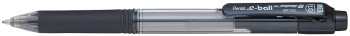 Pentel E-ball Retractable Ballpoint Pen - 1.0mm - Black