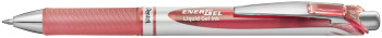 Pentel EnerGel XM Retractable Rollerball Pen - 0.7mm - Coral Pink