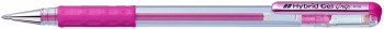 Pentel Hybrid Metallic Gel Grip Pen - Red
