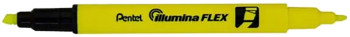 Pentel Illumina Flex Highlighters - Twin Tip - Yellow