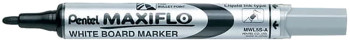 Pentel Maxiflo Slim Whiteboard Marker - Bullet Tip - Black