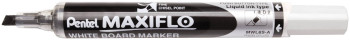 Pentel Maxiflo Slim Whiteboard Marker - Chisel Tip - Black