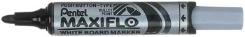 Pentel Maxiflo Whiteboard Marker - Medium Bullet Tip - Black