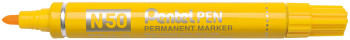 Pentel N50 Giant Permanent Marker - Bullet Tip - Yellow