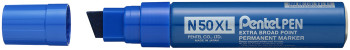Pentel N50XL Jumbo Permanent Marker - Chisel Tip - Blue
