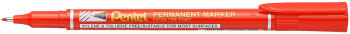 Pentel NF450 Permanent Marker - Extra Fine - Red