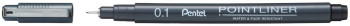 Pentel Pointliner Pigment Pen - 0.1mm - Black