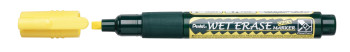 Pentel Semi-Permanent Wet Erase Chalk Marker - Yellow