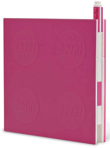 LEGO 2.0 Locking Notebook with Gel Pen - Violet