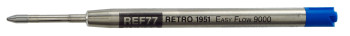 Retro 51 Easy Flow 9000 Ballpoint Refill - Blue (Pack of 3)