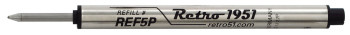 Retro 51 Torado Capless Rollerball Refill - Black (Pack of 3)