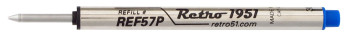 Retro 51 Torado Capless Rollerball Refill - Blue (Pack of 3)