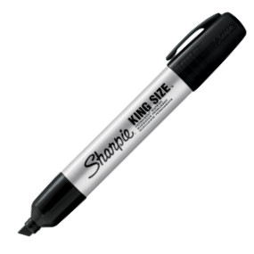Sharpie Marker Pen - Large Chisel Tip