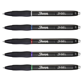 Sharpie S-Gel Pen - 0.7mm - Assorted  (Blister of 8) - Picture 1