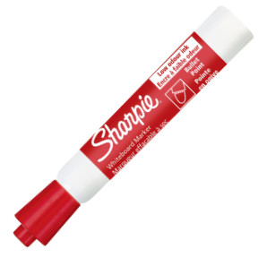 Sharpie Whiteboard Marker - Bullet Tip - Red - Picture 1