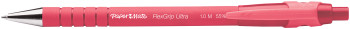 Papermate Flexgrip Ultra Retractable Ballpoint Pen - Medium - Red