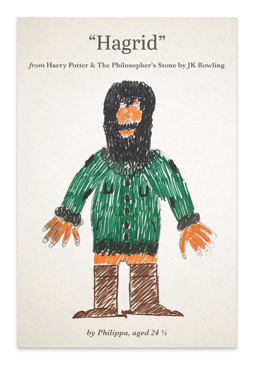 hagrid book description drawing