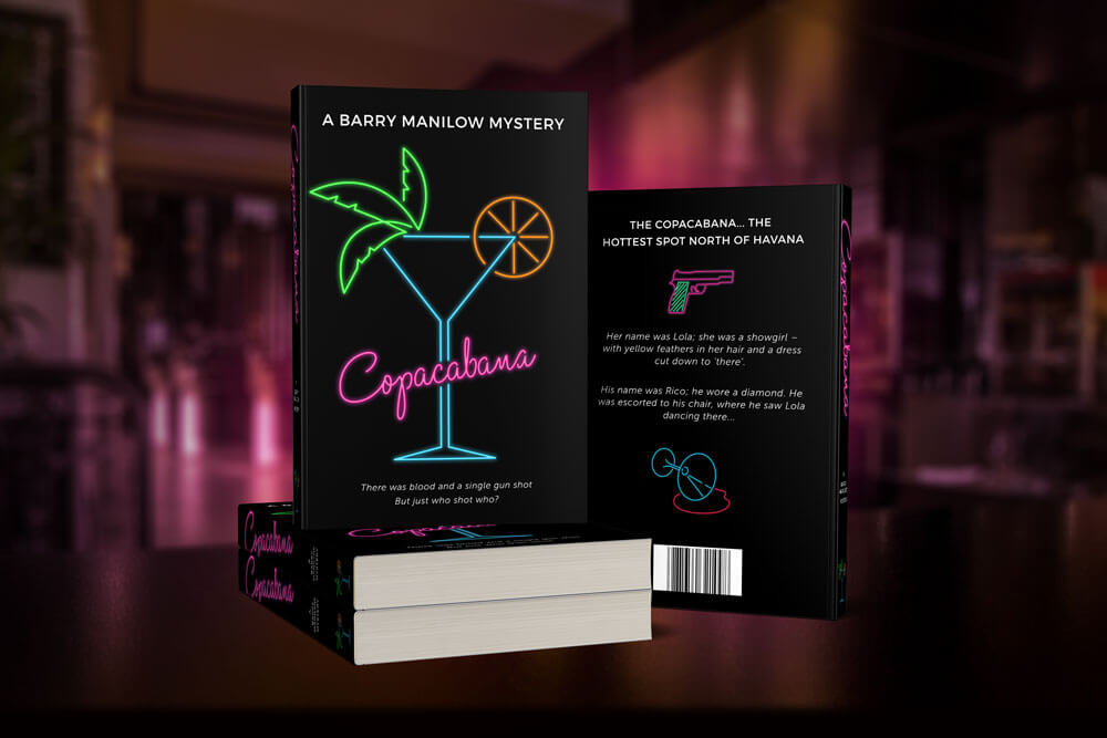 copacabana reimagined as book cover