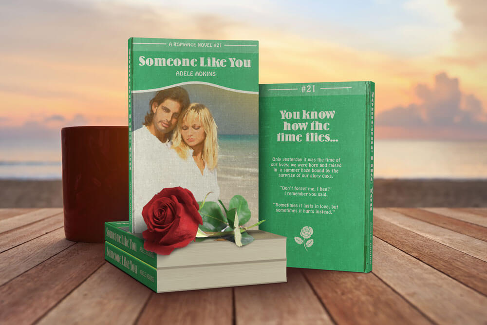 someone like you by adele as book cover